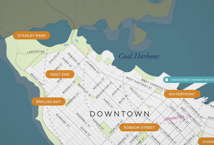 Tourism Vancouver Touch Screen