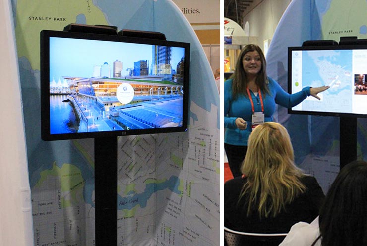 Tourism Vancouver Touch Screen